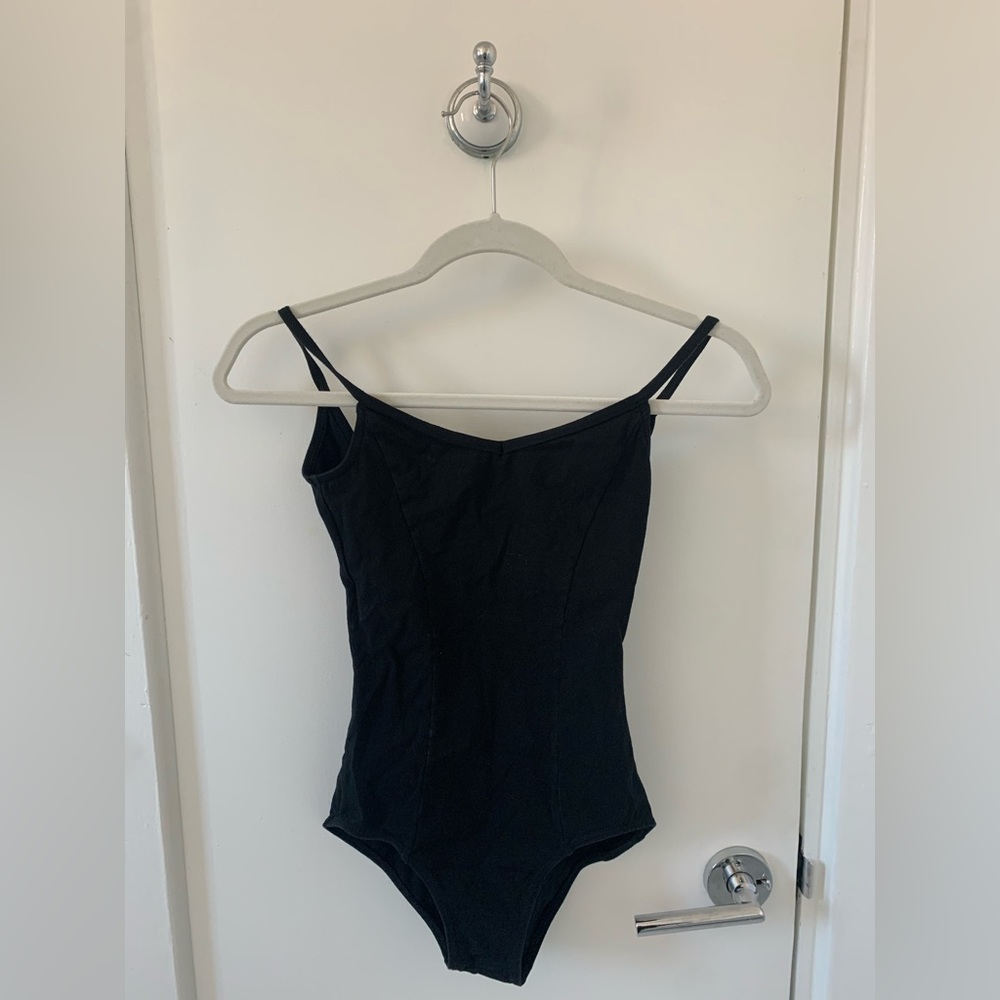SOLD. Simple spaghetti strapped leotard. Size S.